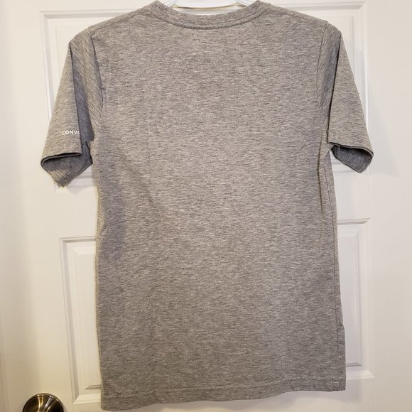 YOUTH Light Heather Grey Converse Sneaker Graphic T-Shirt-Size: Large or 12-13yr - Picture 5 of 8